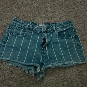 Pacsun high rise festival denim short